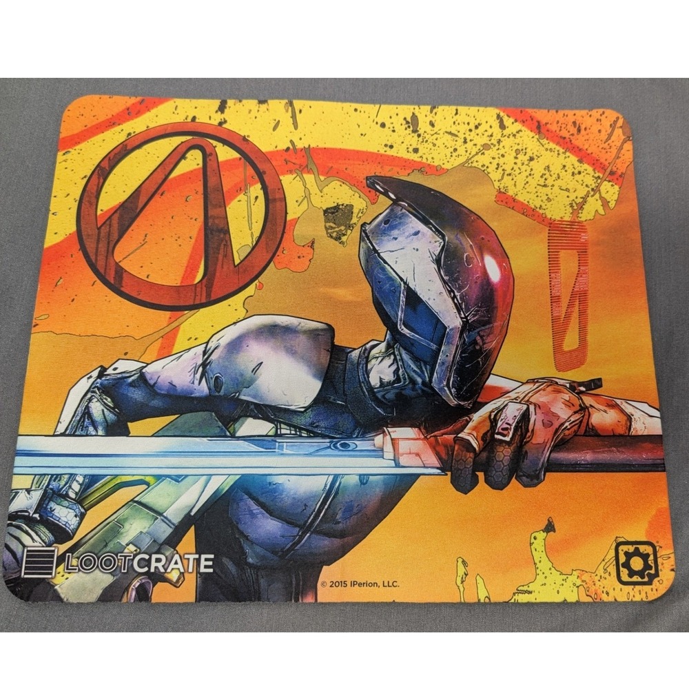 Loot Crate Borderlands Zer0 Mousepad 2015 Multicolor Gaming Desk Mat Accessory